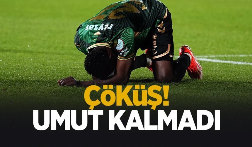 Sakaryaspor Ümraniye'de yıkıldı; Ligde kalma umutları tükendi