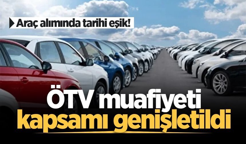 Resmi Gazete’de yayımlandı: Engelli araç alımında ÖTV muafiyeti güncellendi