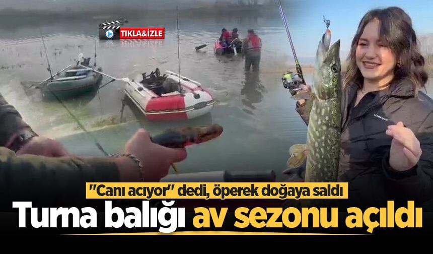 Sakarya’da turna balığı av sezonu açıldı