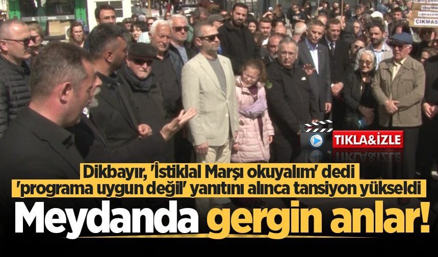 Demokrasi Meydanı'nda gergin anlar!