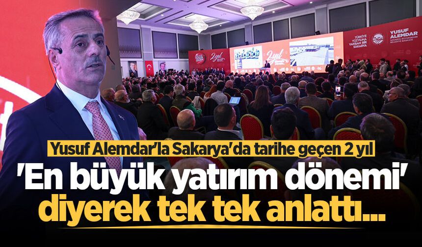Başkan Yusuf Alemdar görevdeki 2 yılını değerlendiriyor