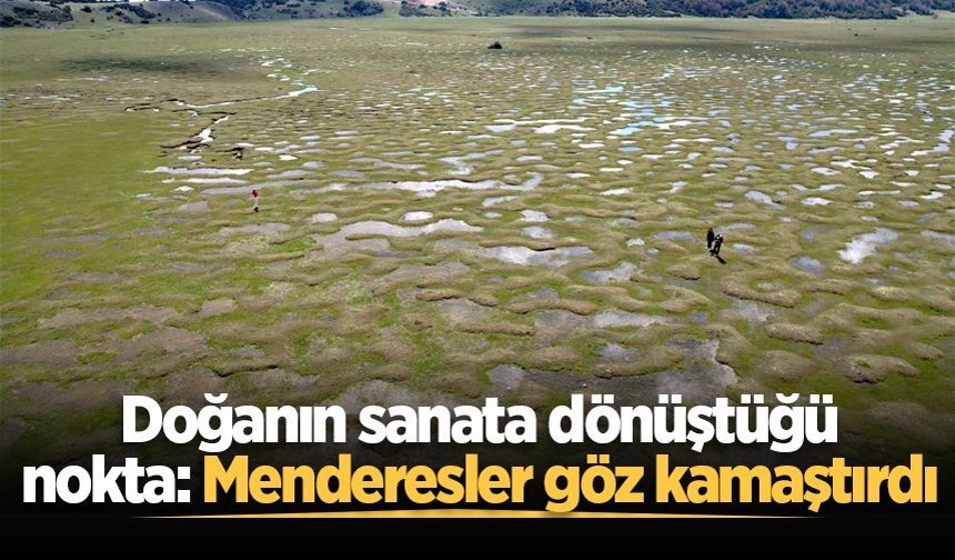 Doğanın sanata dönüştüğü nokta: Menderesler göz kamaştırdı