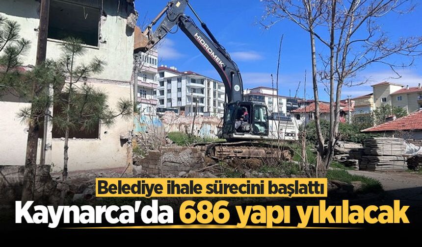 Kaynarca'da 686 yapı yıkılacak: Belediye ihale sürecini başlattı