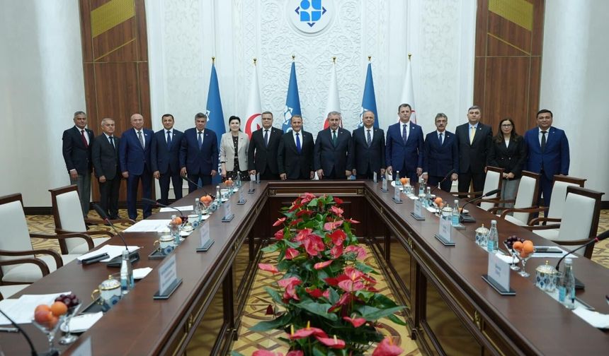 Başkan Dinç, BBP lideri Destici'nin Özbekistan programına katıldı