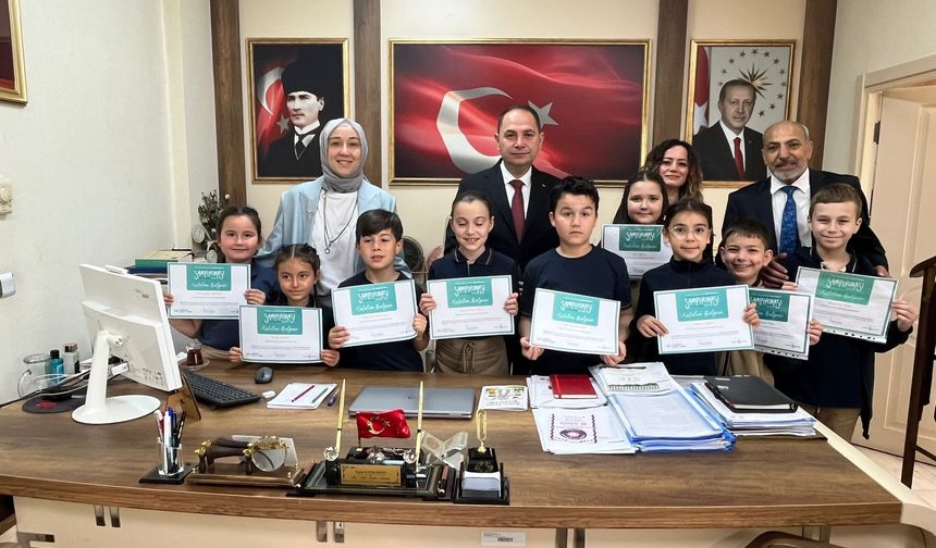 Atatürk İlkokulu öğrencilerinden gururlandıran başarılar
