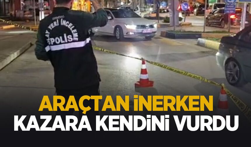 Belindeki silah ateş aldı: Ayağından yaralandı