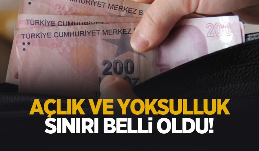 Türk İş açlık ve yoksulluk sınırını açıkladı
