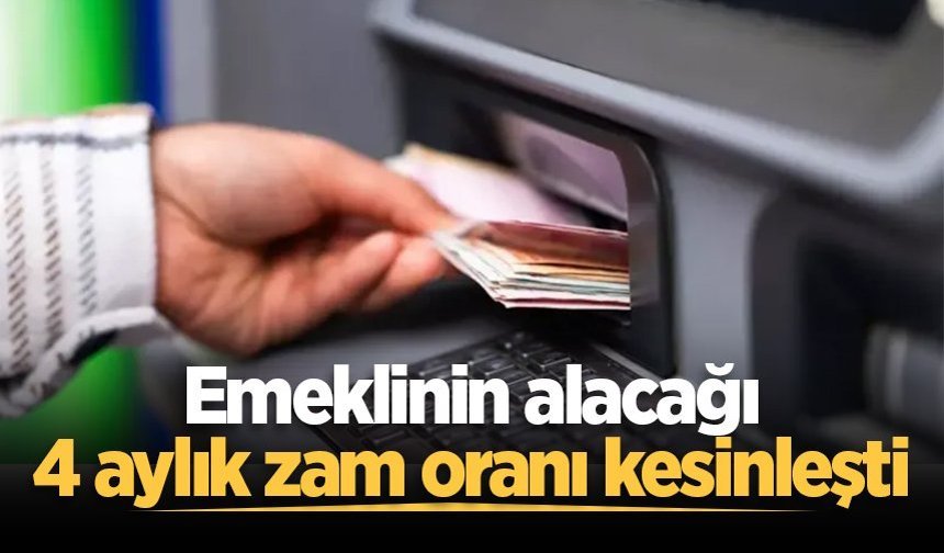 Nisan ayı enflasyonu açıklandı, emeklinin alacağı 4 aylık zam oranı kesinleşti