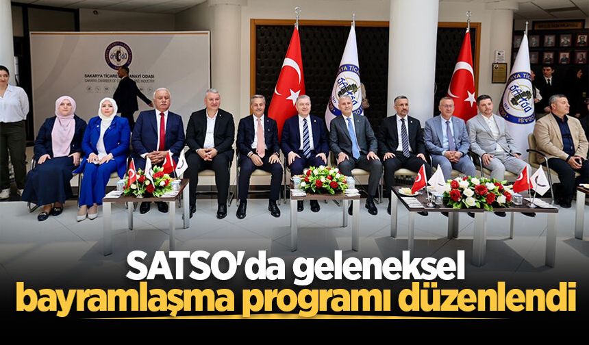 SATSO'da geleneksel bayramlaşma programı düzenlendi