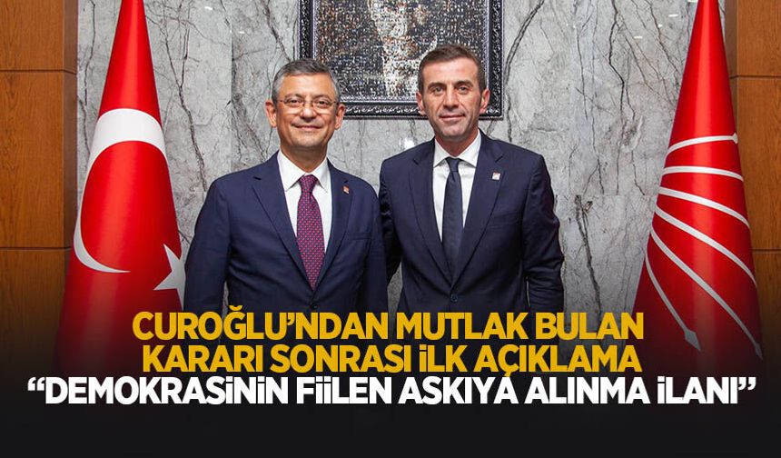 Curoğlu'ndan mutlak butlan açıklaması