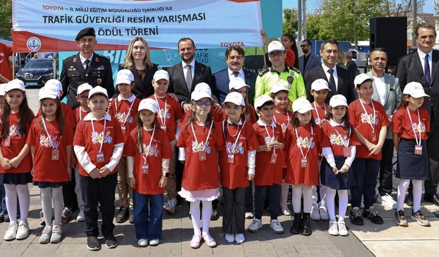 Toyota Otomotiv Sanayi Türkiye’nin düzenlediği ‘Trafik Güvenliği Resim Yarışması’ sonuçlandı