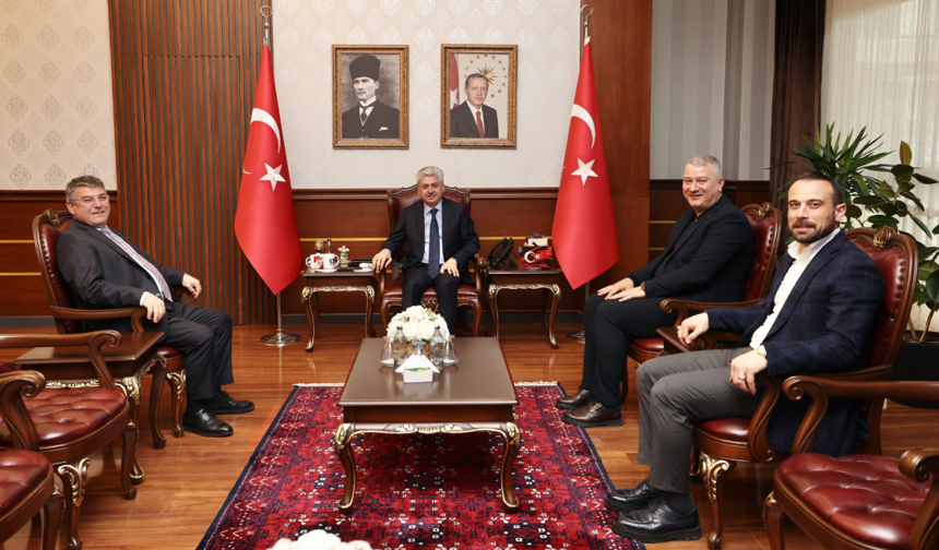 Vali Doğan'ı ziyaret ettiler