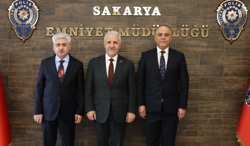 Emniyet Müdürü Saka'yı ziyaret ettiler