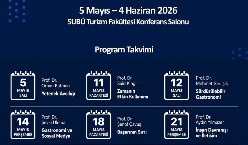 Turizm Fakültesi profesörleri vatandaşlarla buluşacak