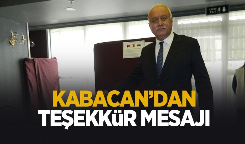 SESOB Başkanı Muzaffer Kabacan’dan Sakarya’ya teşekkür mesajı