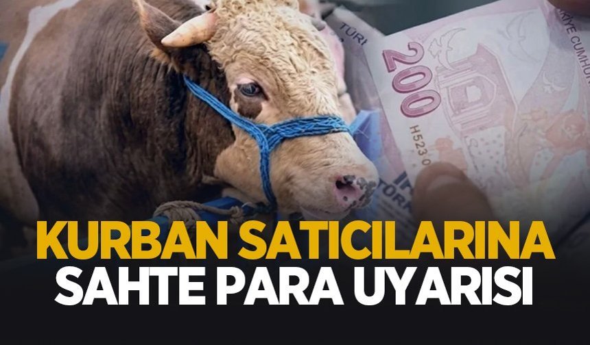 Kurban Bayramı öncesi satıcılara sahte para uyarısı