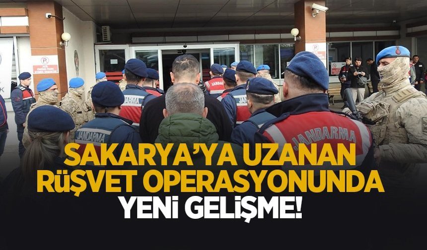 Rüşvet operasyonunda yeni gelişme