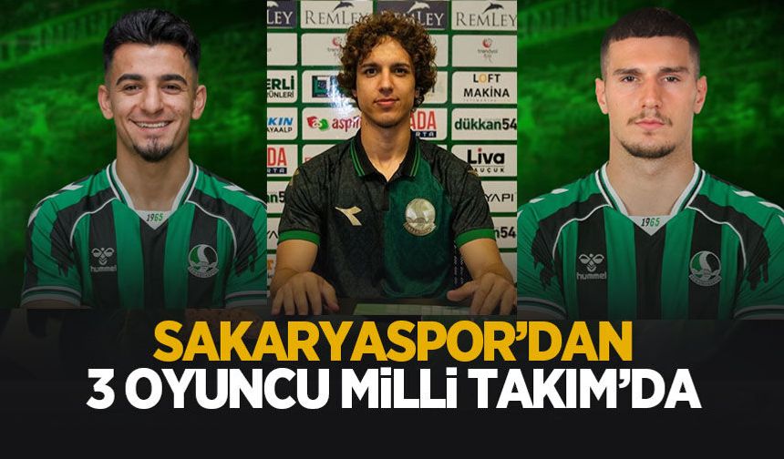 Sakaryaspor'dan 3 oyuncu Ümit Milli Takım'da