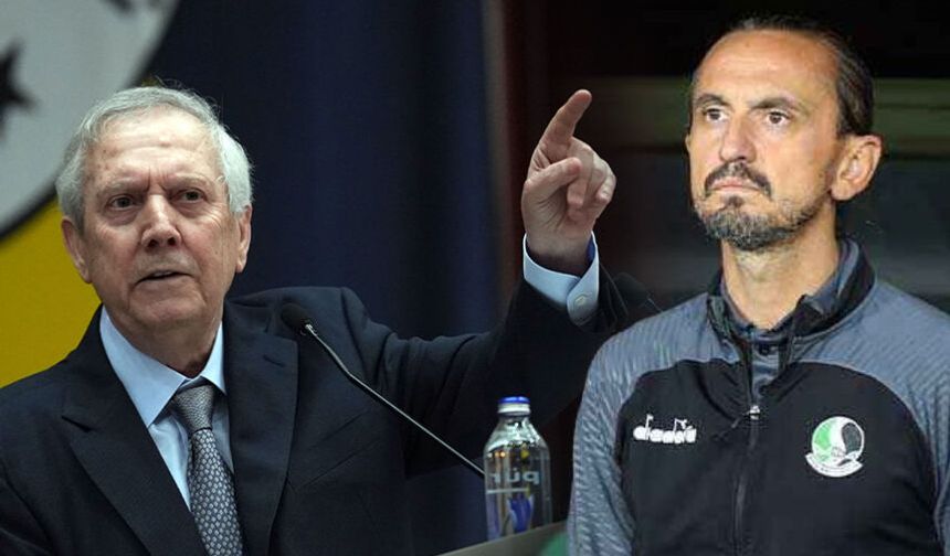 Sakarya'ya gelen Aziz Yıldırım’dan Tuncay Şanlı açıklaması
