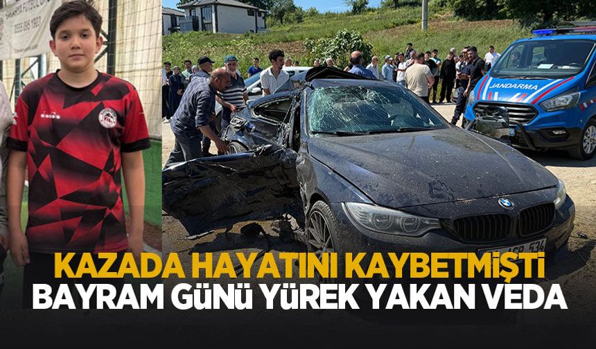 Bayram günü yürek yakan veda