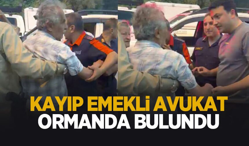 Kaybolan emekli avukattan iyi haber