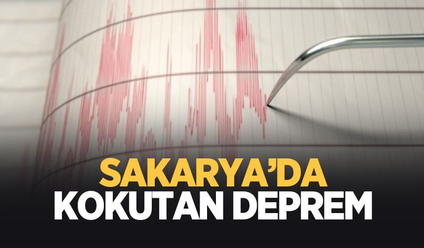 Sakarya'da hafif şiddetli deprem