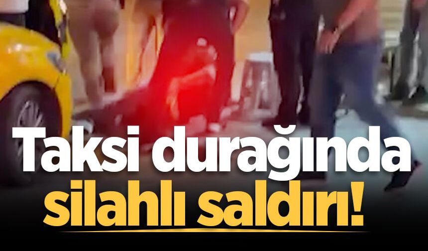 Adapazarı’nda taksi durağında silahlı saldırı: Bir kişi yaralandı