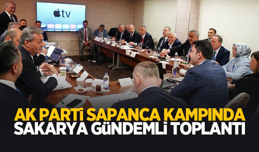 Bakan Kurum ve Başkan Alemdar'dan Sakarya zirvesi