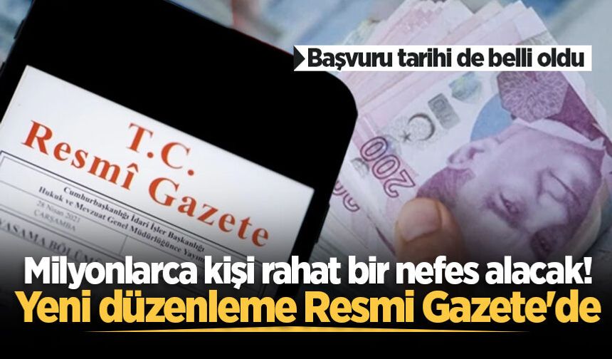 Vergi borcu olanlar dikkat! Taksitlendirme düzenlemesi Resmi Gazete'de