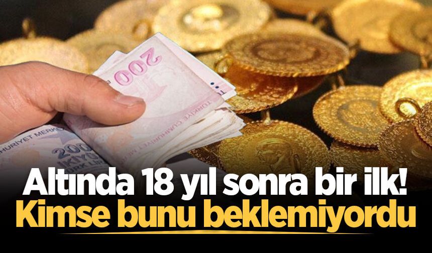 Altın 18 yıl sonra ilk kez bu kadar sert düştü