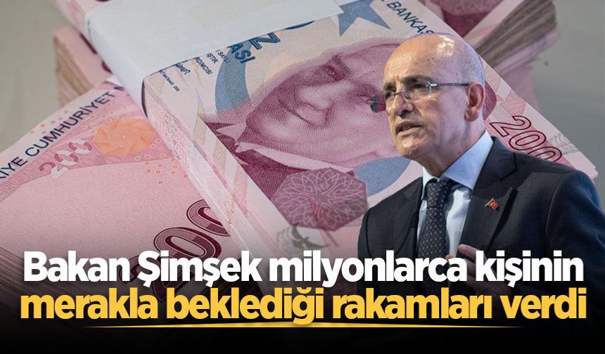 Bakan Şimşek yıl sonu için enflasyon tahmini verdi