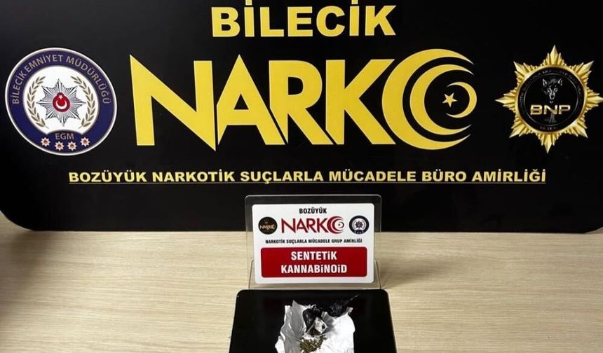 Bilecik'te uyuşturucu operasyonu: 1 gözaltı