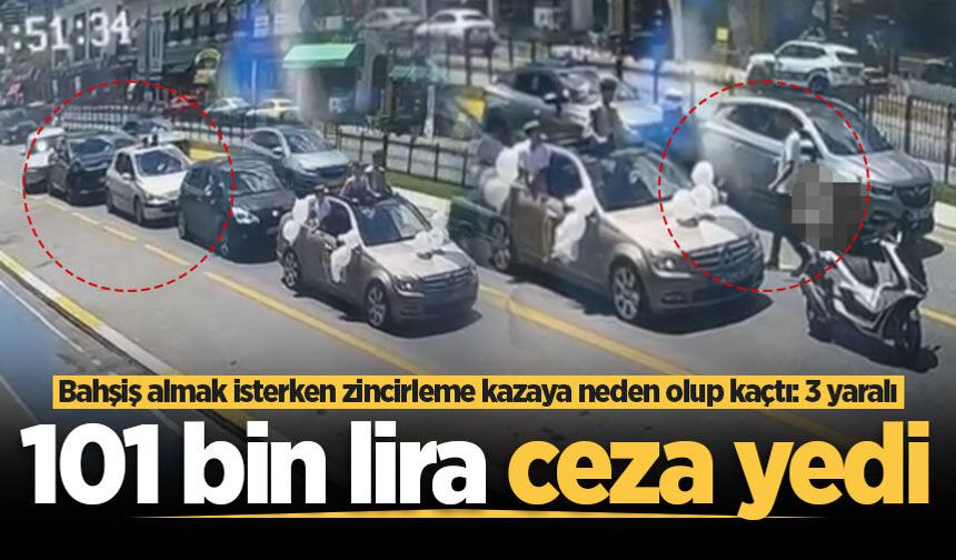 200 liralık bahşiş zarfı almak isterken 101 bin lira ceza yedi