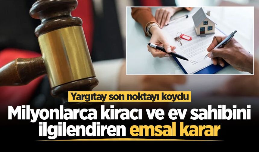 Yargıtay'dan milyonlarca kiracı için emsal karar: Tahliye taahhütnamesi geçersiz sayılacak