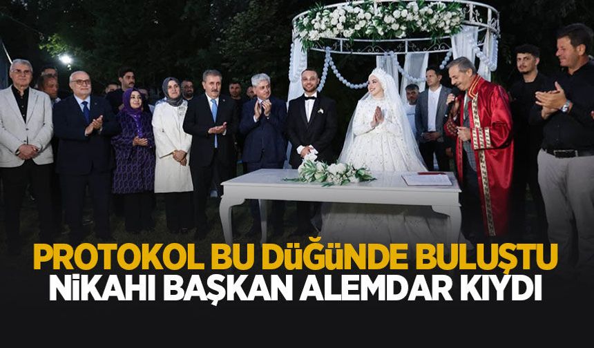 Dinç ve Erişir ailelerinin mutlu günü