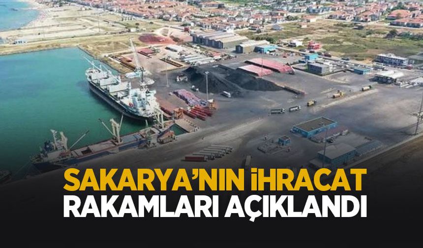 Sakarya'nın Haziran ayı ihracatı belli oldu