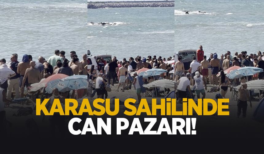 Karasu sahilinde can pazarı