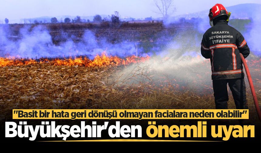 Büyükşehir'den önemli uyarı: "Basit bir hata geri dönüşü olmayan facialara neden olabilir"