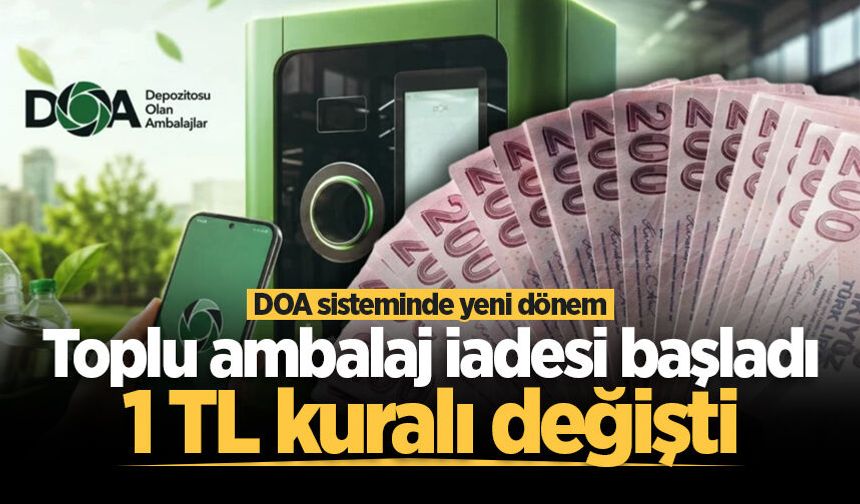 DOA'da yeni dönem! Toplu teslimlerde teşvik bedeli değişti