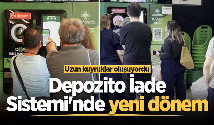 Depozito İade Sistemi'nde yeni dönem! Artık sadece QR kodla işlem yapılacak