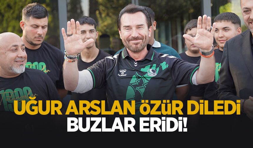 Rüstemler’de barış buluşması! Uğur Arslan’dan Sakarya’ya özür