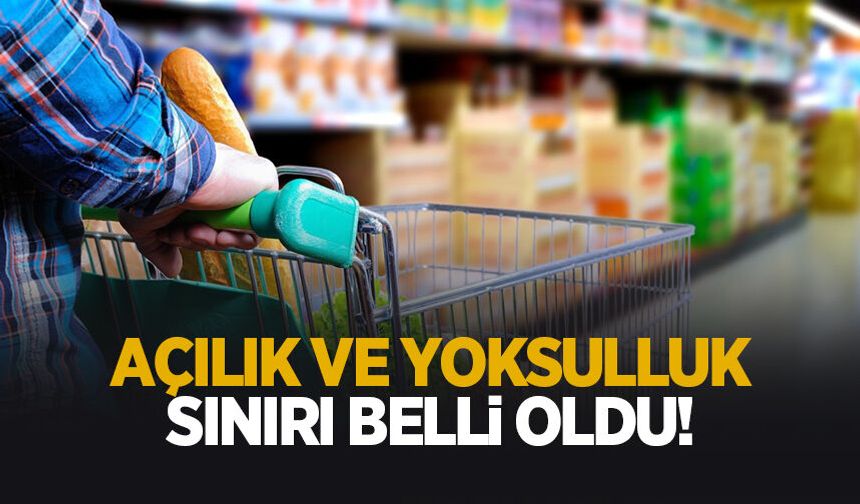 Açlık ve yoksulluk sınırında son rakamlar belli oldu