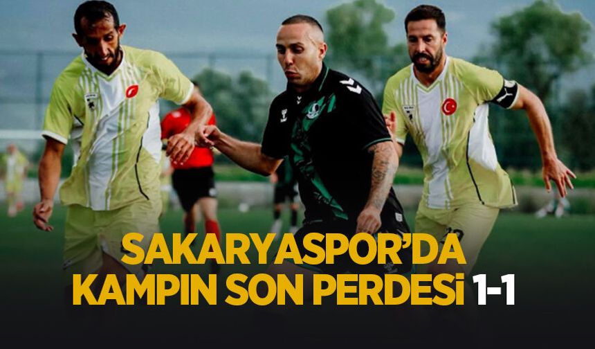 Bolu’da son randevu: Sakaryaspor’dan 1-1’lik veda