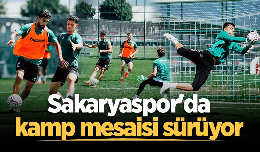 Sakaryaspor'da kamp mesaisi sürüyor