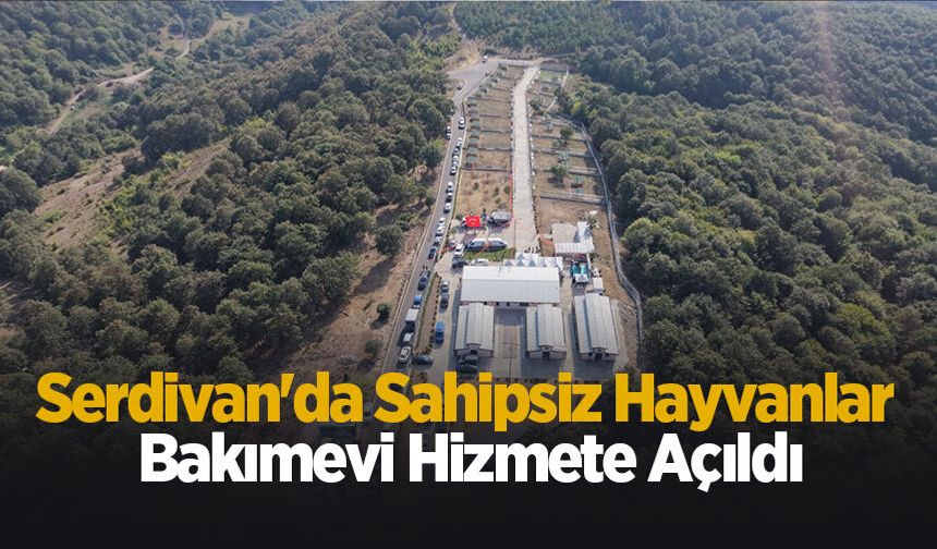 Serdivan'da sahipsiz hayvanlar bakımevi hizmete açıldı