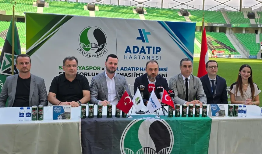 Sakaryaspor'un sağlık sponsoru Özel Adatıp Hastanesi oldu