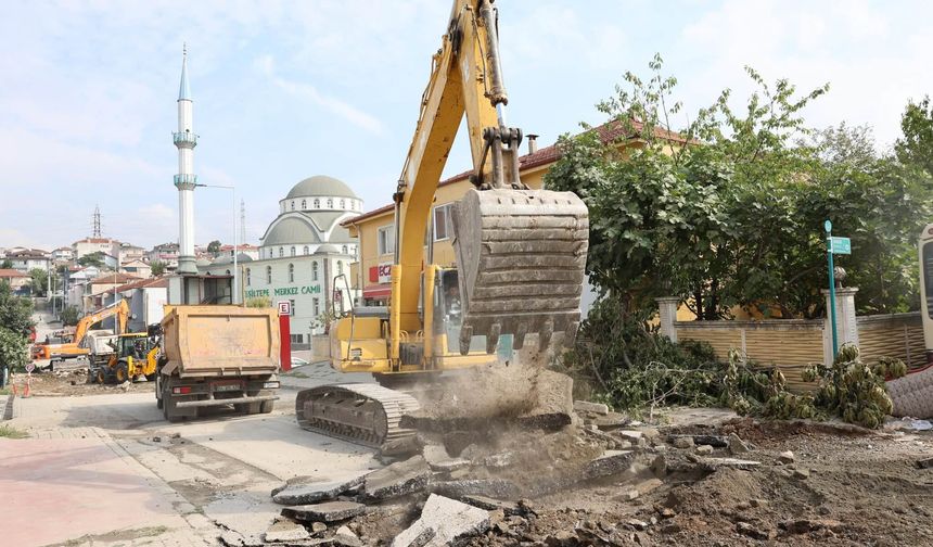 Erenler'de çalışmalar devam ediyor