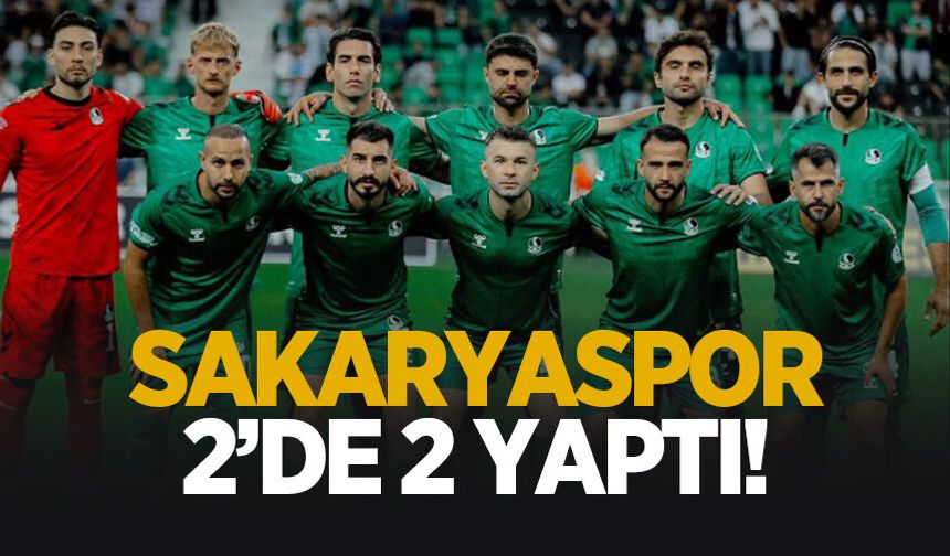 Sakaryaspor: 2 Adana 01: 0