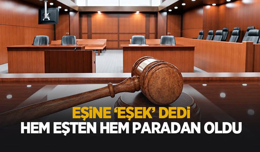 Eşine eşek dedi olanlar oldu