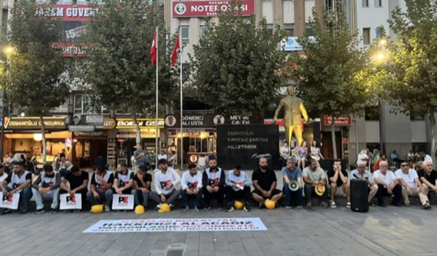 Maaşlarını isteyen işçiler eylemlerine devam ediyor